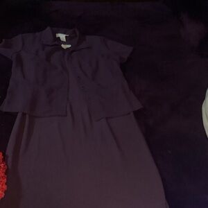 Norton McNaughton Deep Purple Skirt Set